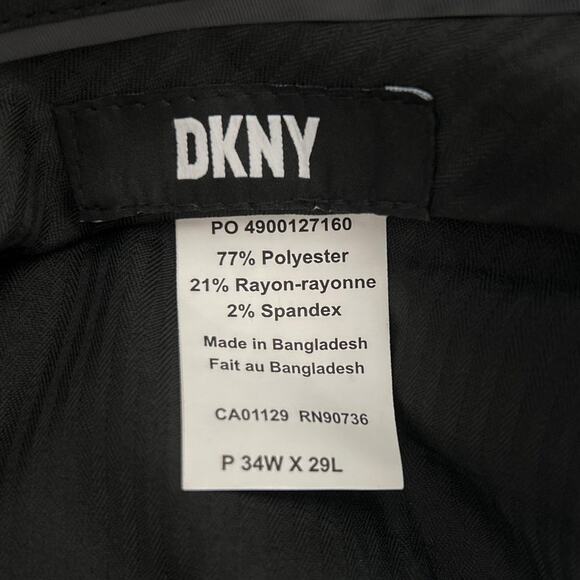 NWT DKNY Modern Fit Dress Pants, Light Gray, Men’s 34W x 29L - Picture 5 of 5